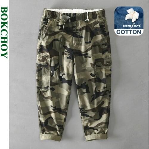 Autumn Winter New Mens Cotton Camouflage Multi-pocket Pants GML04-Z320