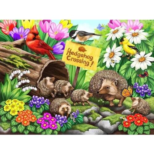 PDMDOG Diamond Embroidery New Arrivals Hedgehog 5D DIY Diamond Painting Animal Rhinestone Art Home Decor Gift