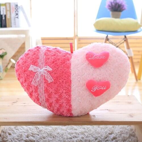 48*40cm Simple Cute Pink Love PP Cotton Office Back Family decoration Throw Pillow Home Decoration Gift Stuffed Pillow Seat
