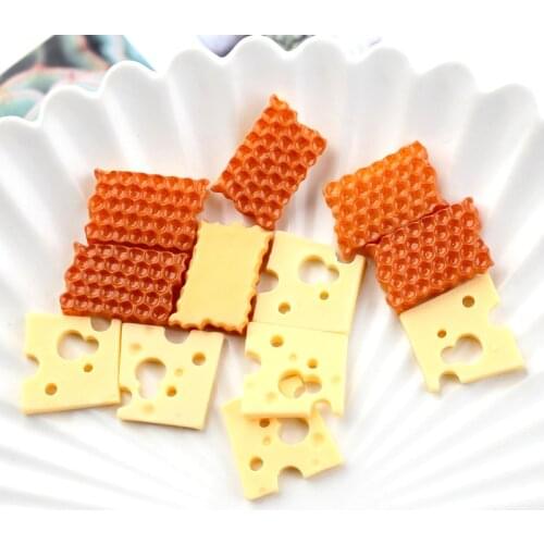 10pcs DIY resin honey cheese beehive honeycomb charms pendants kawaii cabochon ornament craft decoration fashion jewelry making