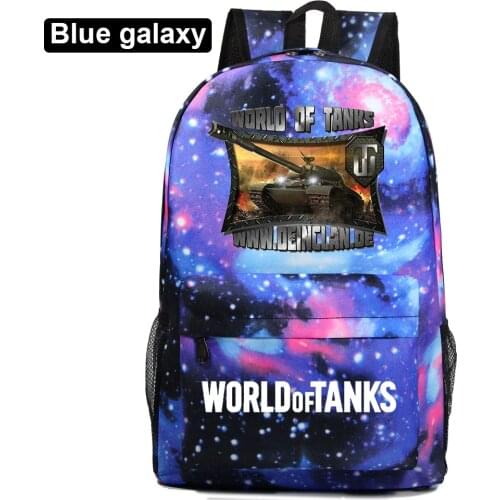 Game World Of Tanks Backpack Student Boys Girls School Bag Rucksack Travel Pack Laptop Bag Big Strong Mochila