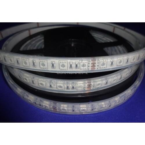 DC24V LED strip 5050 SMD flexible light 60LED/m,5m 300LED,White,warm,Blue,Green,Red,Yellow;RGB;with epoxy resin filled;IP68