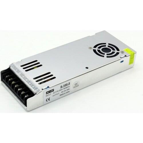 LED Switching Power Supply 5V 20A 100W Ultra Thin Dc Transformer Driver