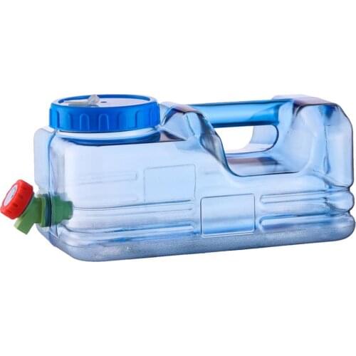 10L Water Storage Bucket Food Grade Car Wate Capacity Outdoor Water Bucket Portable Water Container With Faucet Water Barrel