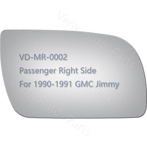 Rear View Mirror Glass For 1990 1991 Chevy GMC Jimmy Mirror Glass Passenger Right Side Pickup Truck Not Towing