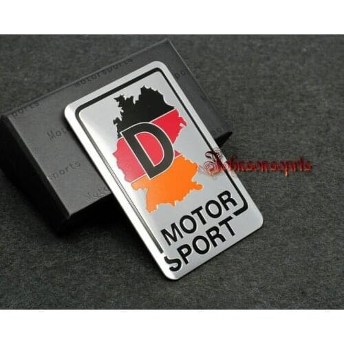 1 Pcs Germany flag Motor Sport Badge Emblem car sticker 80mm*50mm good quality Car Styling