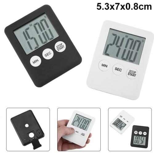 1pc Kitchen Cooking Timer Count-Down Up Clock Loud Alarm Magnetic Clock Cooking Baking Supplies