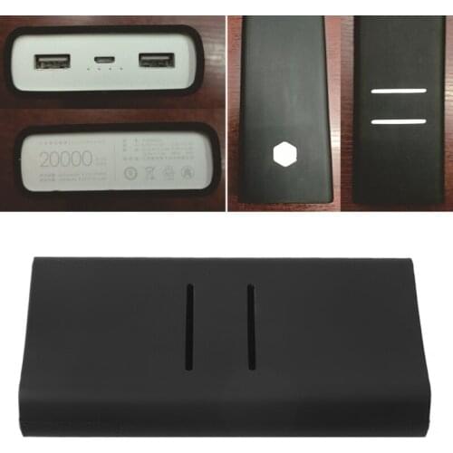1pc Anti-slip Silicone Protection Case Cover for xiaomi mi 2C 20000mAh Powerbank