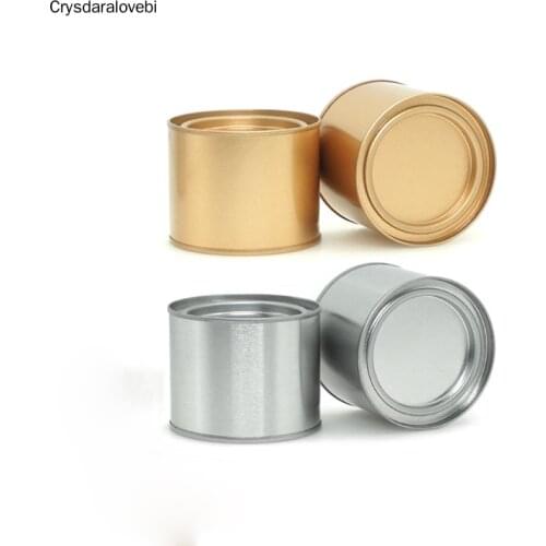 12pcs Metal Storage Box Food Sealed Jars Cookie Cake Packaging Box Coffee Tea Cans Cream Tin Jars Flower Potted Pot Home Decor