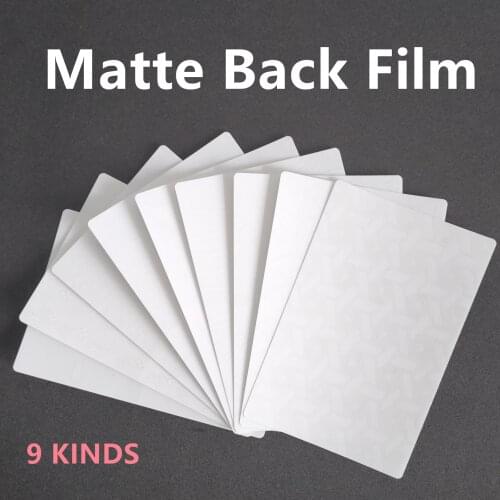 50pcs Matte Back Film Protector For All Mobile Phone on Blade Cutting Machine TPH Soft Decorative Cover Film 8-Inch 4 Layers