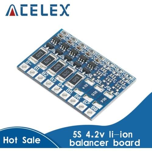 5S 4.2v li-ion balancer board 18650 21V li-ion balncing full charge battery balance board