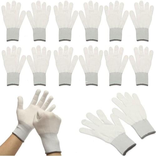 6 Pairs Cotton Gloves Tinting Application Tools for Car Auto Wrap Vinyl Sticker