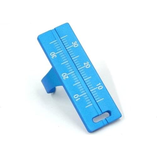 Aluminium Dental Endo Finger Rulers Span Measure Scale Autoclavable Endo Ruler Endodontic Dental Instruments