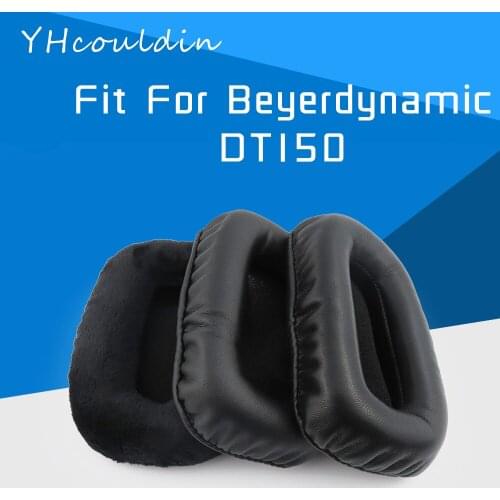 Earpads For Beyerdynamic DT150 Velvet Sheepskin Headphone Accessaries Replacement Ear Cushions Wrinkled Leather Material
