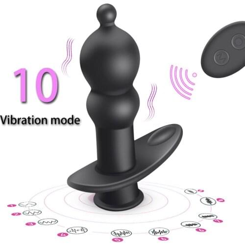 Butt Plug Vibrator Anal Wireless Remote Male Prostate Massage Men Sex Toys For Men Vibrating Male Masturbator L1