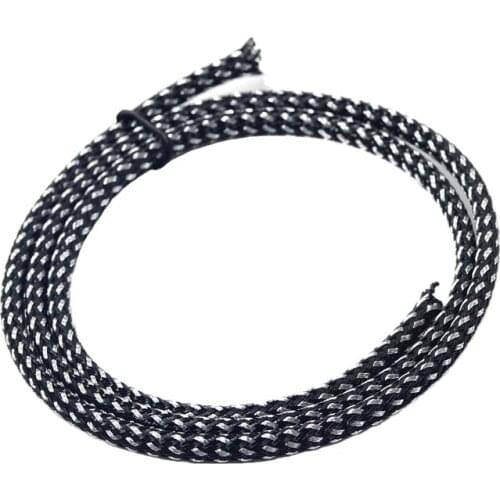 Angitu 4mm Multicolor PET Cable Braided Sleeving Protection Expandable sheathing-10m