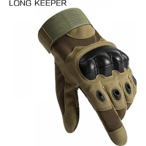 LongKeeper Army Military Tactical Gloves Touch Screen Full Finger Driving Mittens Outdoor Riding Hiking Men Women Winter Gloves
