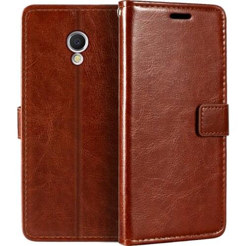 Case For Meizu MX6 Wallet Premium PU Leather Magnetic Flip Case Cover With Card Holder And Kickstand For Meizu MX6