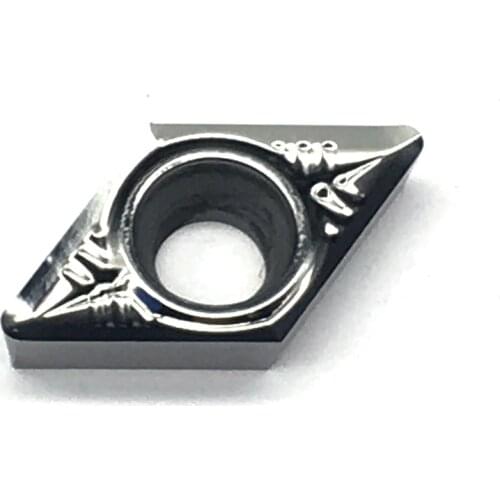 DCGT11T308 AK H01 10pcs Aluminum cutter blade Insert Cutting Tool turning tool CNC Tools AL +TIN Alloy wood