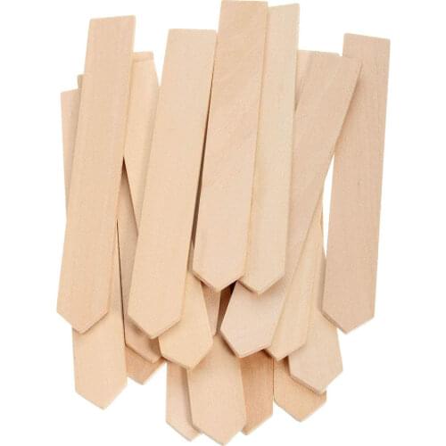 Wood Plant Labels Eco-Friendly Wooden Plant Signage Card Tags Garden Markers for Seed Potted Herbs Flowers Vegetables Tools