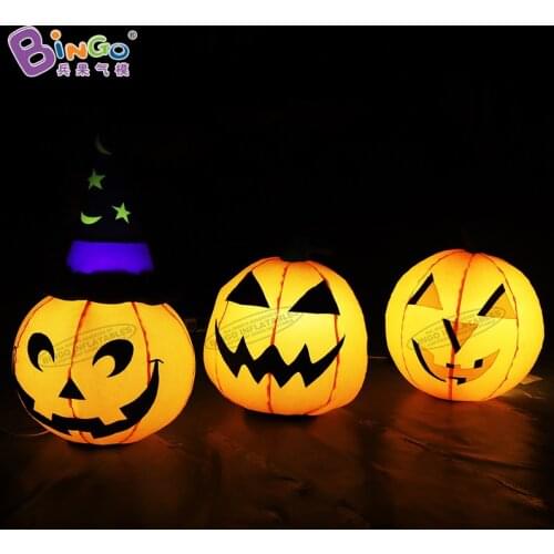Customized inflatable halloween pumpkin / halloween decoration pumpkin inflatable / inflatable pumpkin charm halloween toys