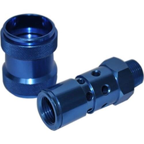 Custom CNC Machining Part Blue Anodization