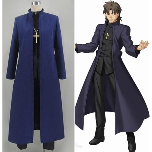 Fate Stay Night Fate Zero Kirei Kotomine Cosplay Costume Tailor Made Any Sizes