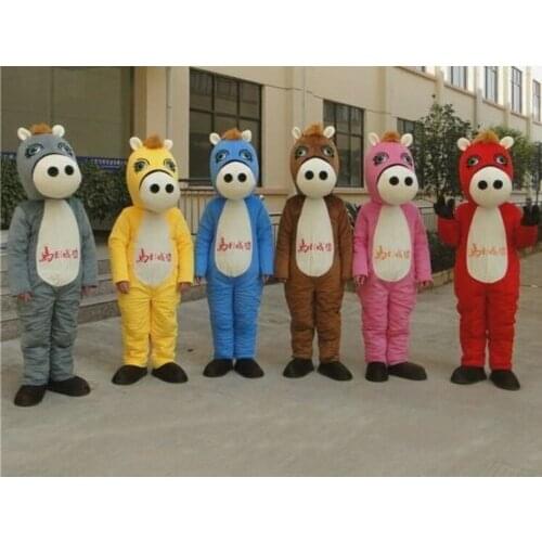 Horse Mascot Costume Suits Cosplay Party Game Outfits Advertising Promotion Carnival Halloween Handmade Cartoon Character Mascot