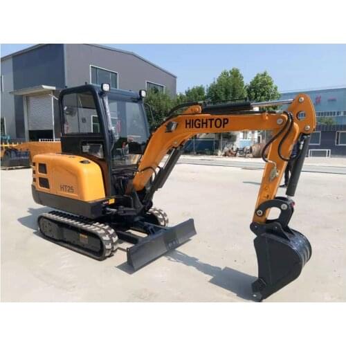 CE EPA approved 2500kg HT25 mini excavator small digger with quick hitch