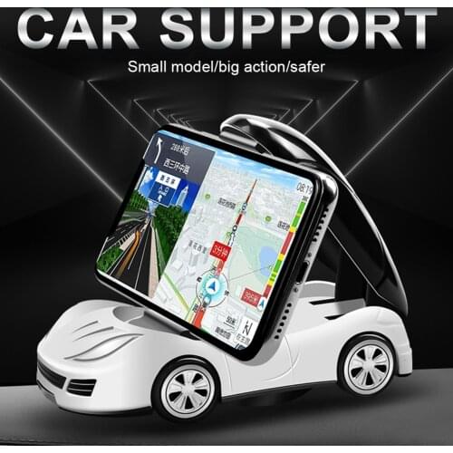 Car Model Mobile Phone Support Holder Navigator Dashboard Support Fixed Driving Paste Type Multifunctional Supplie