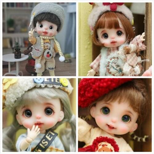 OB11 Handmade OB11 doll customization Clay Doll Gifts ,Selling doll with wig and clothes 20201111