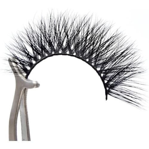 Visofree Eyelashes Handmade Full Strip Lashes Winged Mink Eyelashes Makeup False Eyelashes 100% cruelty-free mink fur Lashes
