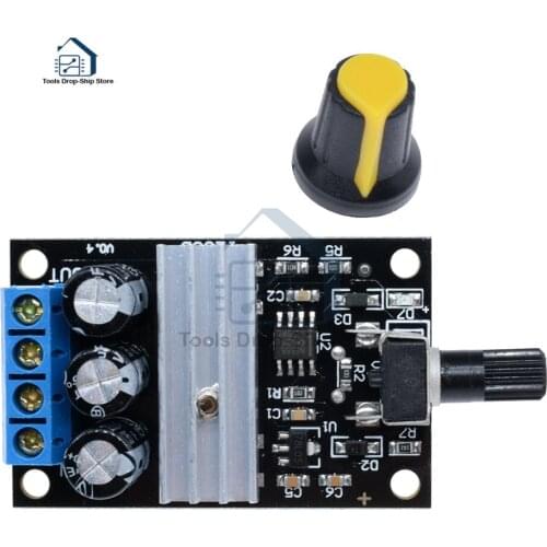 PWM 6V-28V 3A DC Motor Speed Controller Regulator Adjustable Variable Speed Control Switch Fan DC Motor Governor 80W 12V 24V