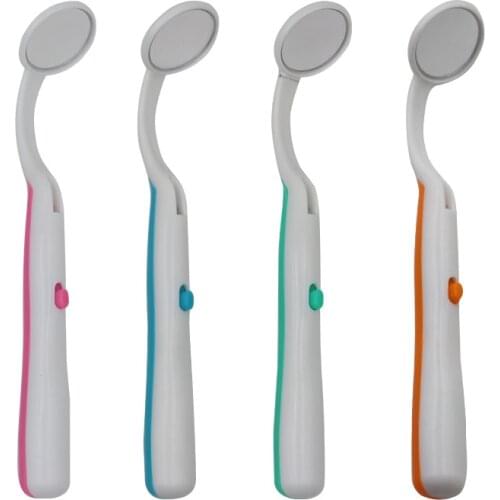 Dental Mirror With LED Light Mouth Mirror Dental Dentist Prepared Tool Tooth Care Kit Instrument For Teeth Whitening Oral Care