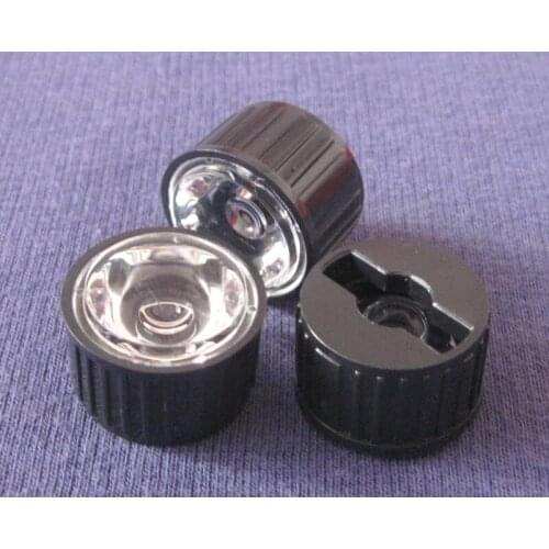 YLW-20 Led lens, Lens Diameter: 20mm, With Holder Size: 22.3X13.5mm, 120 degree, PMMA materials, Match With Luxeon SEOUL EDISON