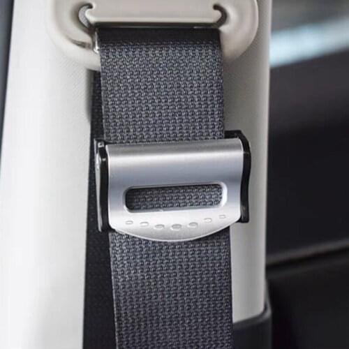 2pcs Car Seat Belts Clips Safety Adjustable Auto Stopper Buckle for Mercedes-Benz Series-A B C E S G M ML GLK CL CLK CLS GL GLK
