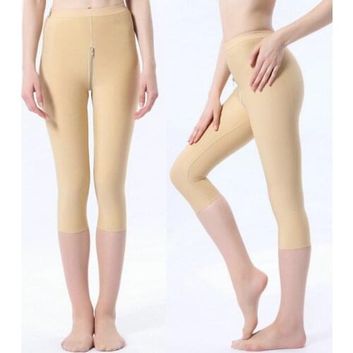 ZYSK Crotch with Zipper Thigh Liposuction Shaping Pants Female Butt Lifter Body Shaping Pants Postpartum Tummy Control Panties