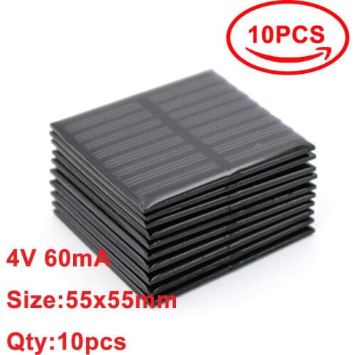 1pc x Solar Module 4V 60mA Portable Module DIY Small Solar Panel for Cellular Phone Charger Home Light Toy Solar Cell Education