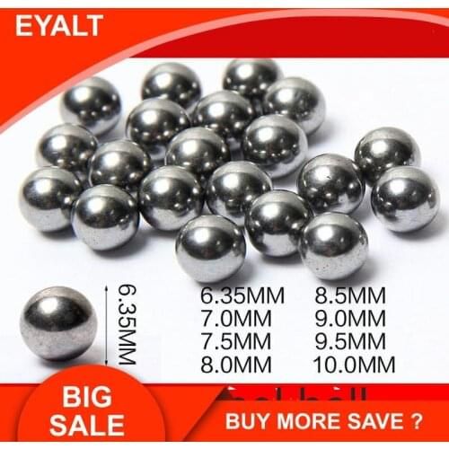 1000 PCS 1/4 inch Fishing Outdoor 1000 Count 6.35MM Steeless Balls 1000pcs