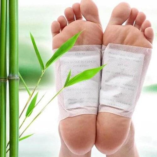 2pcs/bag Ginger Detox Foot Pads Patch Organic Herbal Cleansing Detox Foot Patches Pads