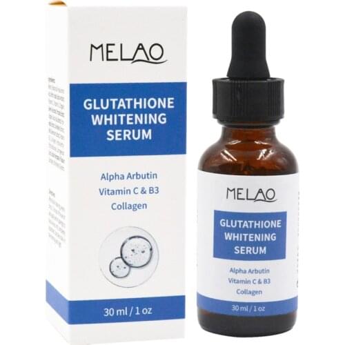 30ml Glutathione Lightening Serum Alpha Arbutin Vitamin C & B3 Collagen Reducing Dark Spots Blemishes Serum