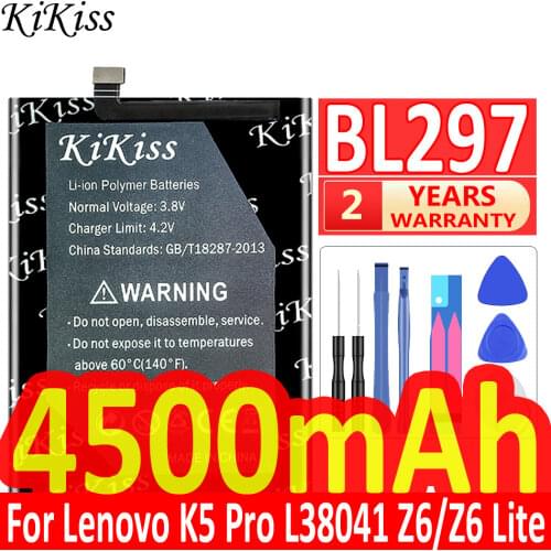 4500mAh BL297 BL 297 BL-297 Battery for Lenovo K5 Pro L38111 L38041 Z6/Z6 Lite 6.3 Inch K5Pro Z6Lite Cell Phone Batteries