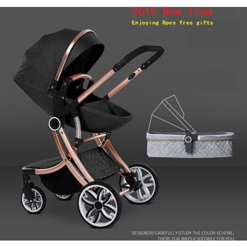 Bolina Free Shipping Baby Stroller High Landscape Carriage 2019 New2 in 1Pram Similar to Aulon