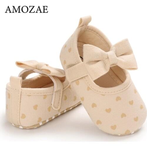 Baby For Girls Bow Spring Autumn Infant Newborn Toddler Cotton Shoes Soft Comfort Childrens Walking