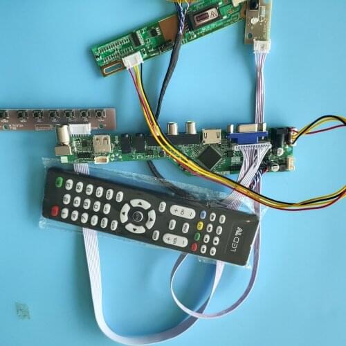 For LTN150XG-L05 30pin AV USB Digital Signal Resolution TV Interface Module VGA HDMI 1 lamps 15" Controller Board 1024X768