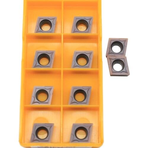 10PCS CCMT09T308 VP15TF 100% Original CNC Carbide inserts Cutting Tool Internal Turning Tool Tools Lathe tools Lathe cutter