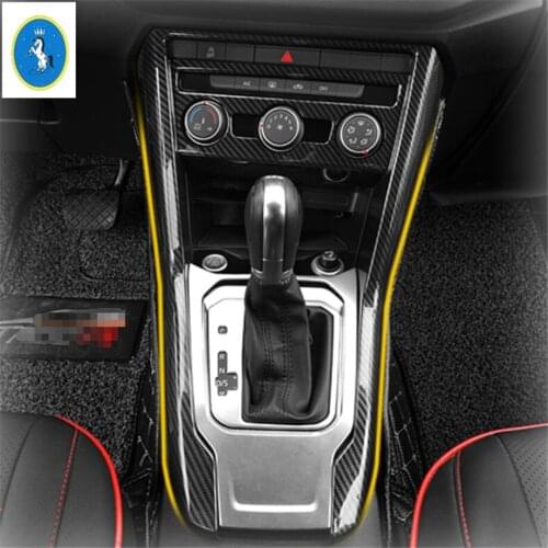 Yimaautotrims Auto Accessory Stalls Transmission Shift Gear Gearshift Cover Trim Fit For Volkswagen T-Roc T Roc 2018 - 2021 ABS