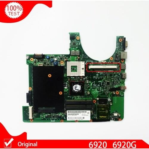 Original Laptop Motherboard For Acer Aspire 6920 6920G 1310A2184401 with graphics card slot 6050A2184401-MB-A02 Main Board