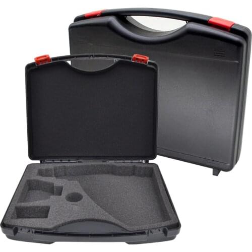 PP plastic suitcase portable hardware tool box case with foam for heat gun hair dryer hot air guns multifunction