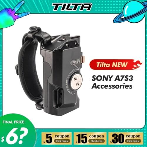TILTA for SONY A7S3 Kit Accessories Recording Follow Focus Power Side Advanced Focus Handle Wooden Side Handle F570 Battery